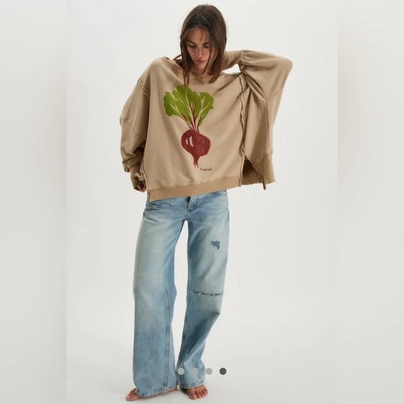 Free People Graphic Camden Pullover - Picture 4 of 9